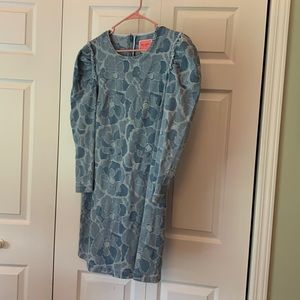 EUC Kate Spade Floral Denim Mini